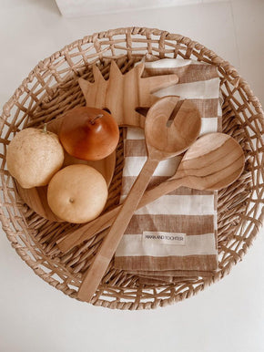 Teak cooking & serving utensils