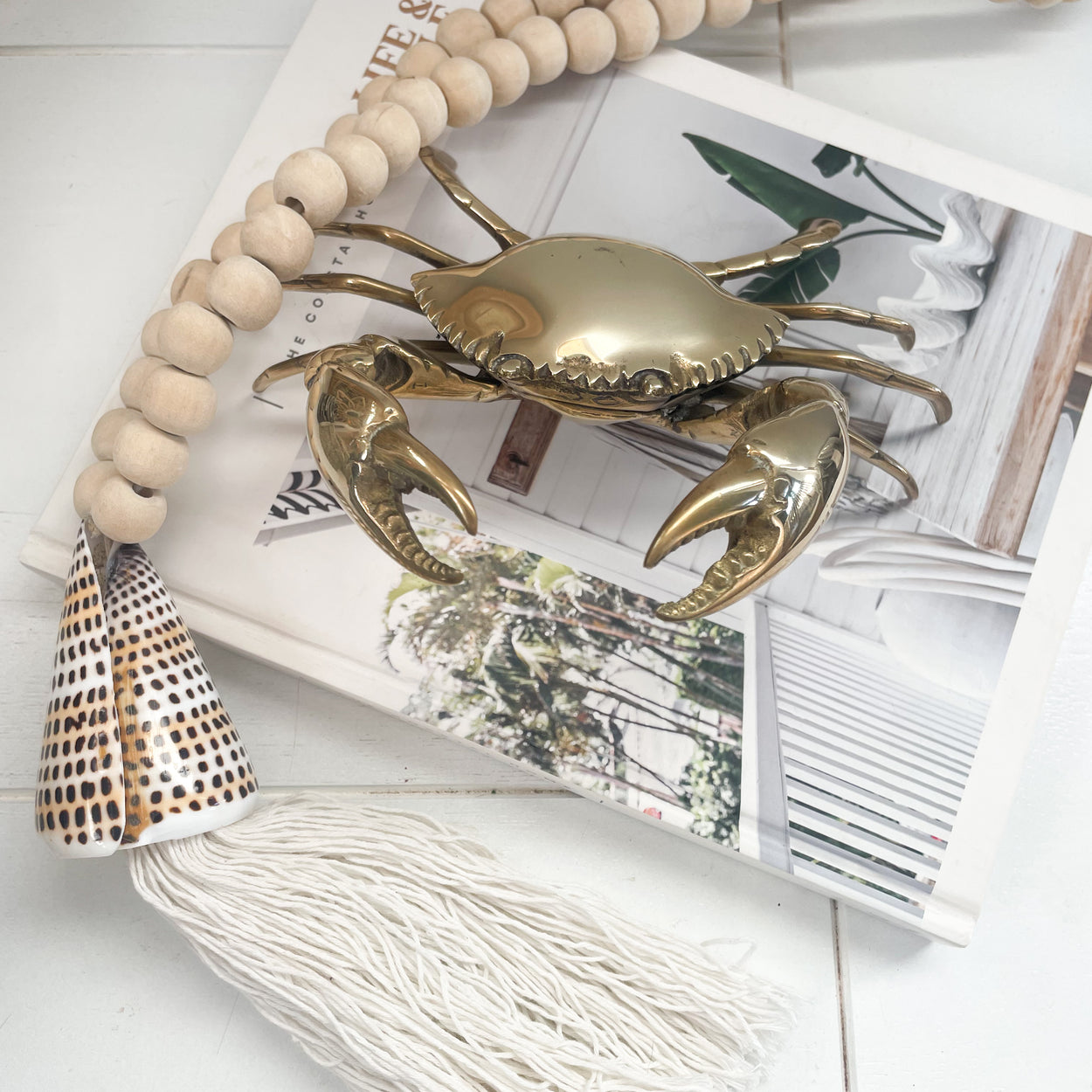 Brass Crabs | Coastal home decor