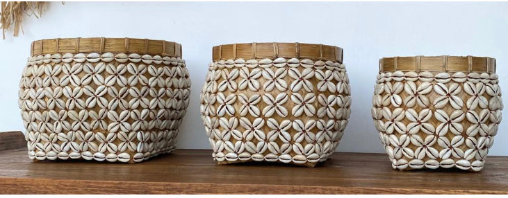 Shell lined baskets