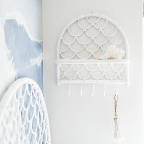 Sirena Mermaid Shelf in White