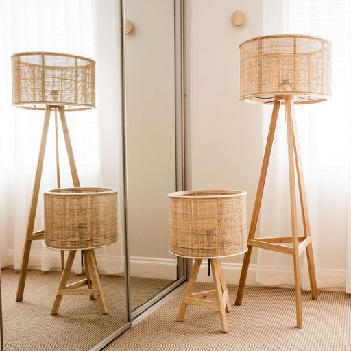 Malibu Rattan Lamps